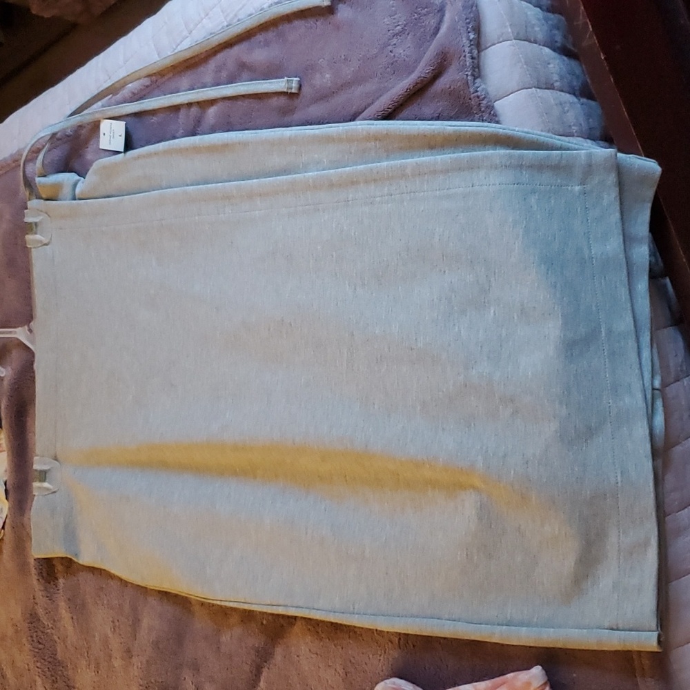 Faux wrap pencil skirt